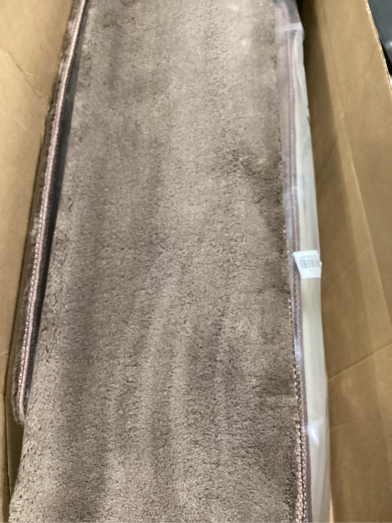 Condition photo showing Good Condition for PURE ERA Carpet Stair Treads Ultra Plush 9.5" X 30"Soft Bullnose Indoor Stair Protectors Pet-Friendly Non-Slip Skid Resistant Tape Free Washable Reusable(14 Pieces,Brown) Brown 14 Pieces with Bullnose
