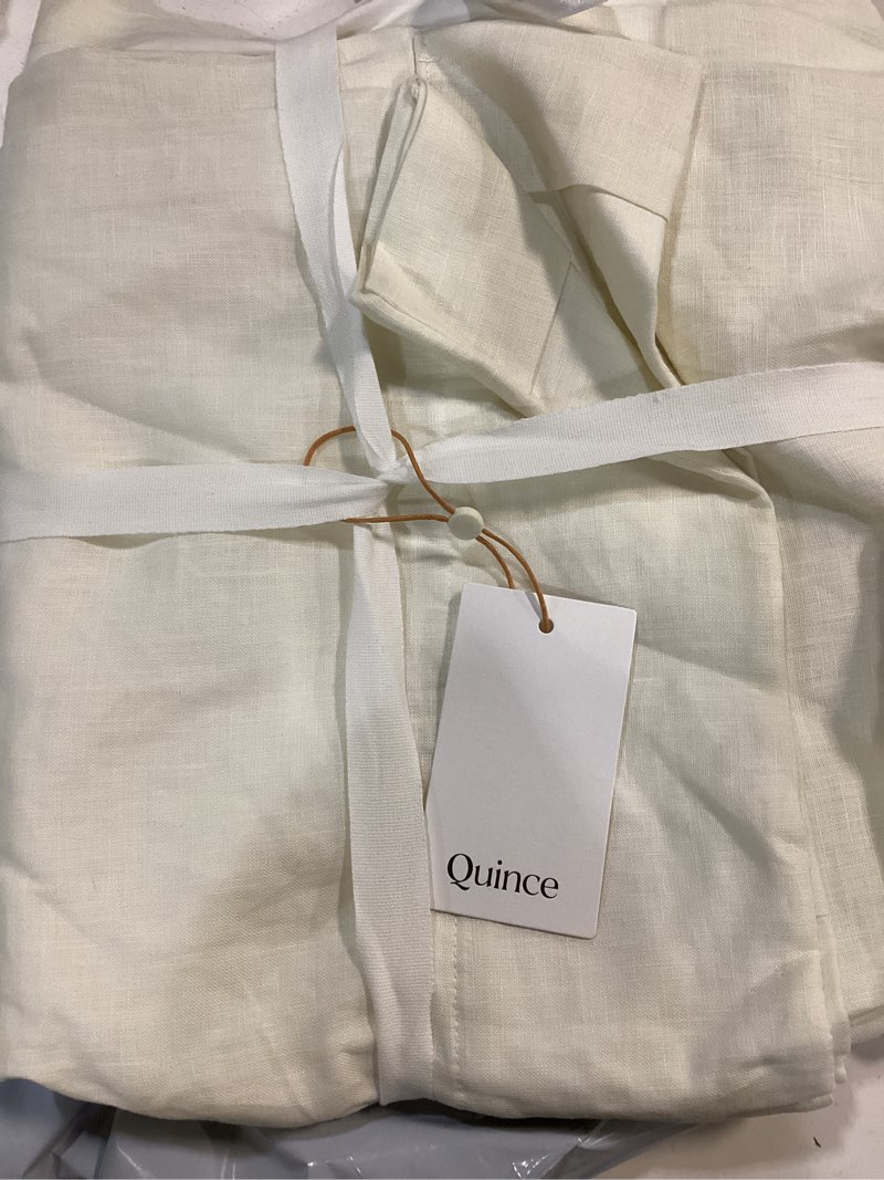Condition photo showing Good Condition for quince european linen curtain 48*84 1 panel