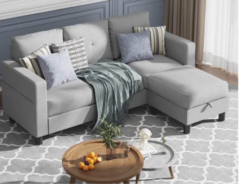 ((Incomplete ))Degnan 76.4'' Upholstered Sofa Chaise