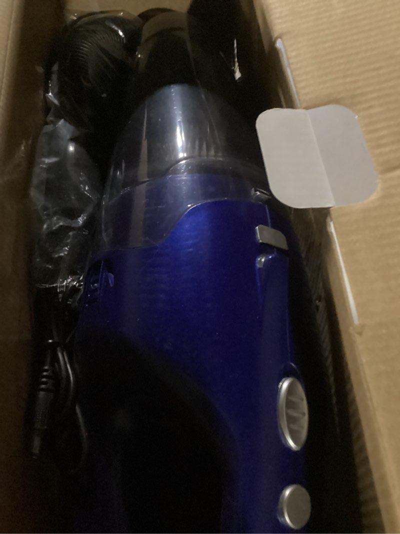 Condition photo showing New/Like New for Cordless Car Vacuum Lightweight High Power Handheld Vacuum Cleaner with LED Light, Hand Vacuum for Car Home Office and Pet Hair, BlackBlue