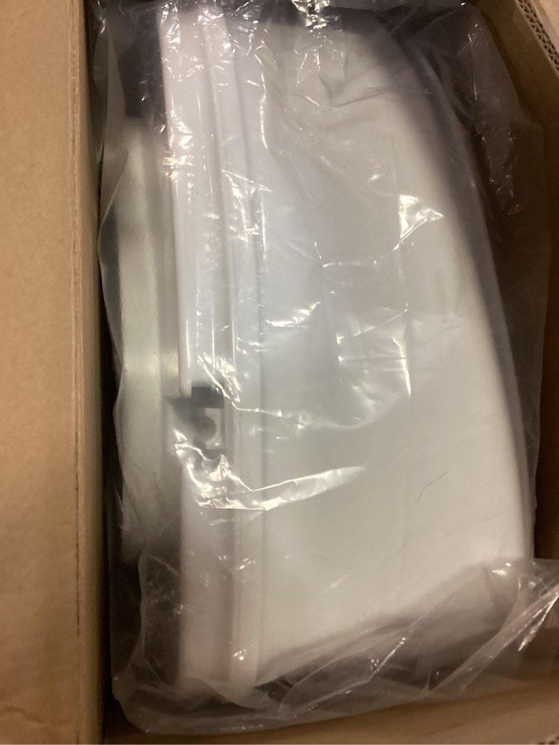 Condition photo showing New/Like New for Raised Toilet Seat with Lid for Elderly, 6" High Toilet Seat for Elongated or Standard Commode, Raised Toilet Seat for Seniors, Handicap Toilet Seat Riser with Cover