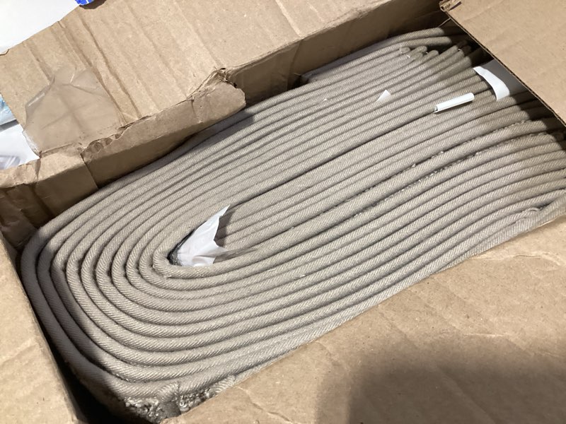 Condition photo showing Good Condition for cosy homeer edging stair treads non-slip carpet mat 28inx9in indoor stair runners for wooden steps, edging stair rugs for kids and dogs, 100% polyester tpe backing (15pc, beige) beige 28 x 9 inches (15 pieces)