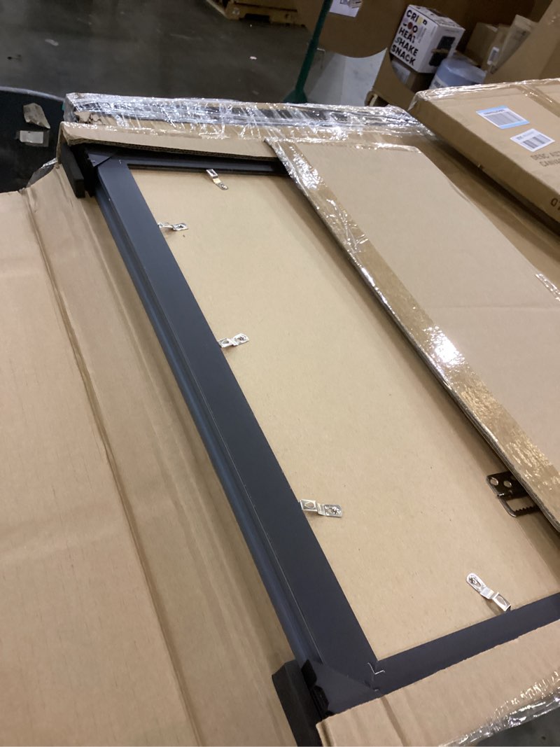 Condition photo showing As Is for 13x19 Picture Frame, HD Real Glass Ornate Vintage 13x19 Photo Frame, 13 by 19 Poster Frame with Gold Blue Texture Border Horizontal & Vertical Display for Tabletop or Wall Decor (1 Pack) Gold Blue 13x19