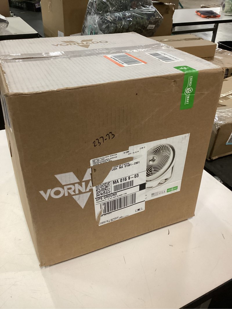 Condition photo showing As Is for Vornado 610DC Energy Smart Air Circulator Fan with Variable Speed Control, DC Motor, Adjustable Head, Quiet Fan for Bedroom, Office, Home 610DC — Energy Smart Fan