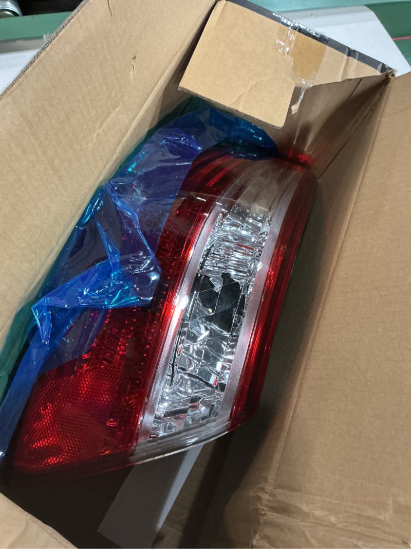 Condition photo showing As Is for munirater 1-Pack Left Outter Piece Rear Tail Light Brake Lamp Replacement for Camry 2007 2008 2009 Driver Side