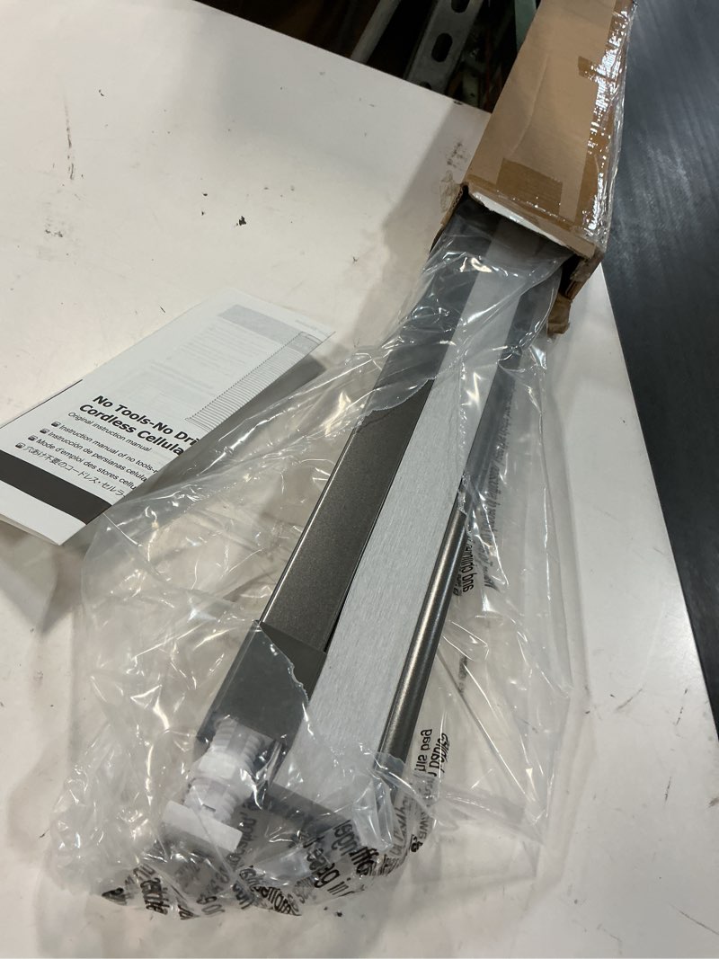 Condition photo showing Good Condition for lazblinds cordless cellular shades, no tools no drill blackout honeycomb shades pleated blinds for windows, 31'' w x 48'' h, midnight black blackout-midnight black 31'' w x 48'' h