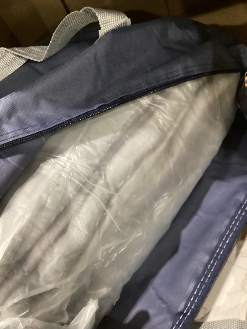 Condition photo showing New/Like New for OMYSTYLE Warming & Cooling Weighted Blanket for Adult (25lb, 60 X 80 Inches) - Reversible Tencel/Short Plush Twin Size Weighted Blanket, Bonus Carry Bag Included 60''x80'' - 25LBS Grey