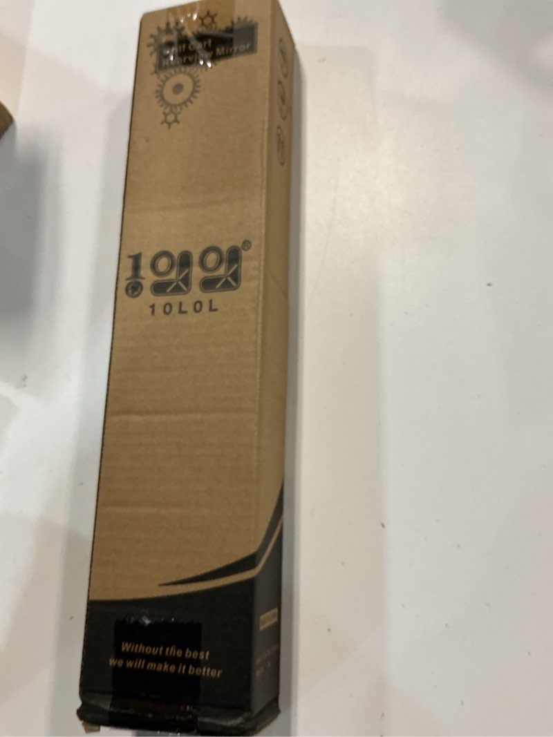 Condition photo showing Good Condition for 10L0L Universal Adjustable Golf Cart Panoramic Rear View Mirror, Rotatable 270 Rotation 16.5"Wide Angle Full Rearview Golf Cart Mirror for EZ Go, Club Car, Yamaha