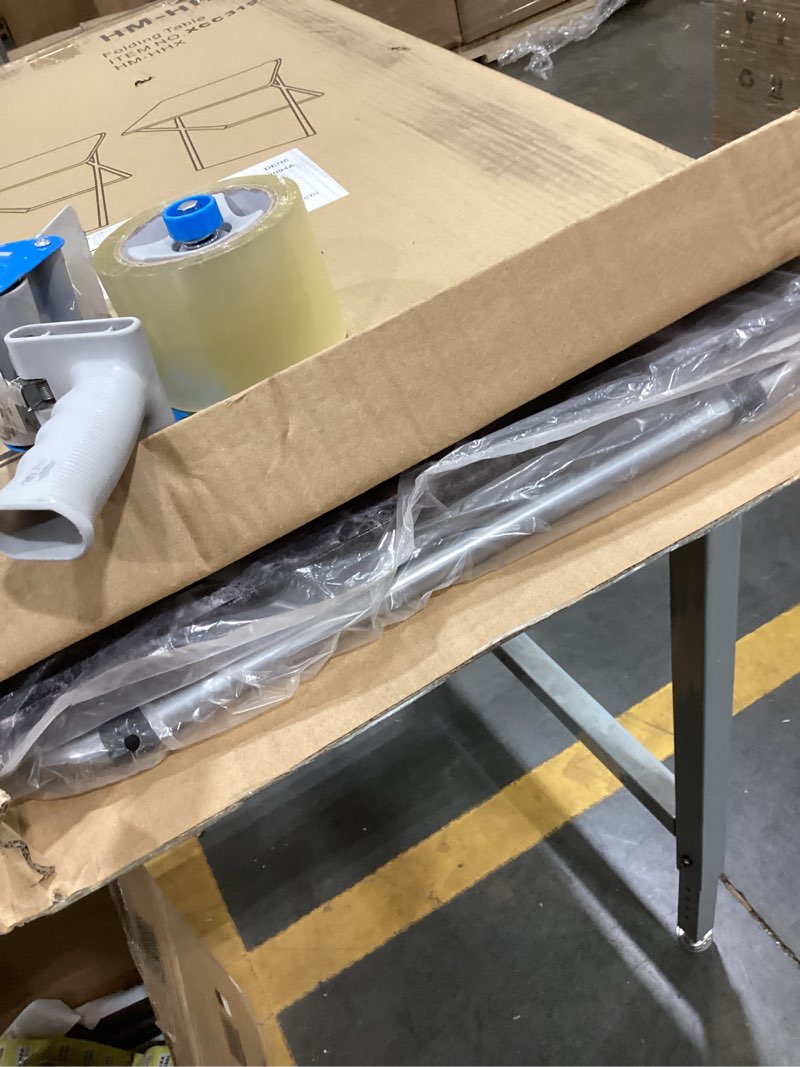 Condition photo showing As Is for Fleecy day Folding TV Tray Table with Cup Holder, TV Dinner Table with Sturdy MDF Top, Eating Trays with Tablet Slot for Living Room, Bedroom, Sofa, 15 x 18.9 x 25.6 in (Black Marble, 2Pcs) Black Marble 2PCS