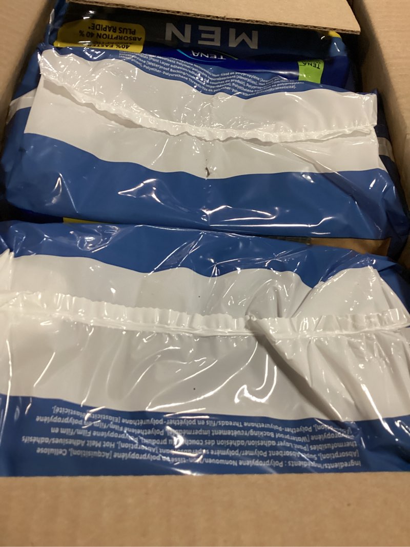 Condition photo showing New/Like New for tena men incontinence underwear, maximum absorbency, adult diapers, xx-large (waist sizes 55in-66in), 56 count (4 packs of 16) 2x-large 56