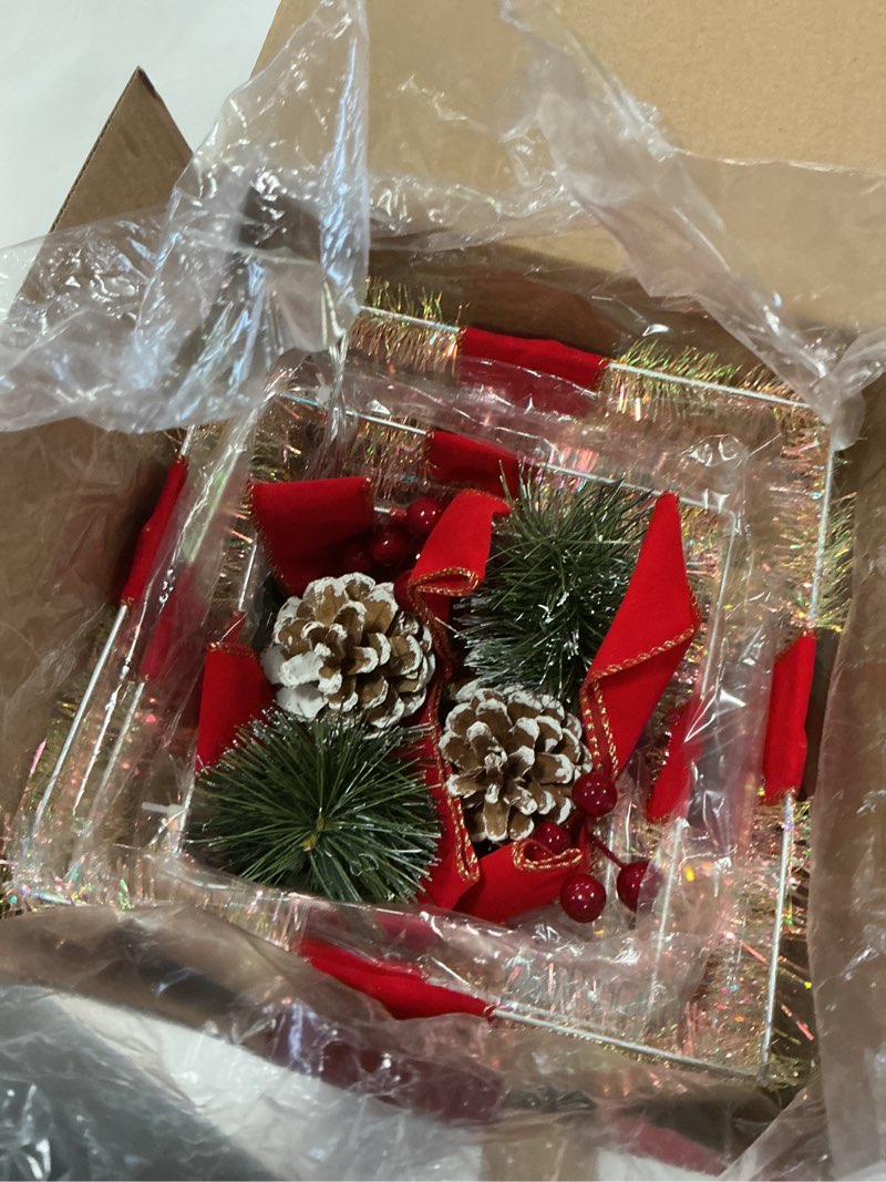 Condition photo showing New/Like New for Set of 3 Christmas Lighted Gift Boxes,Indoor Outdoor Christmas Decorations, 65 LED outdoor lighted h