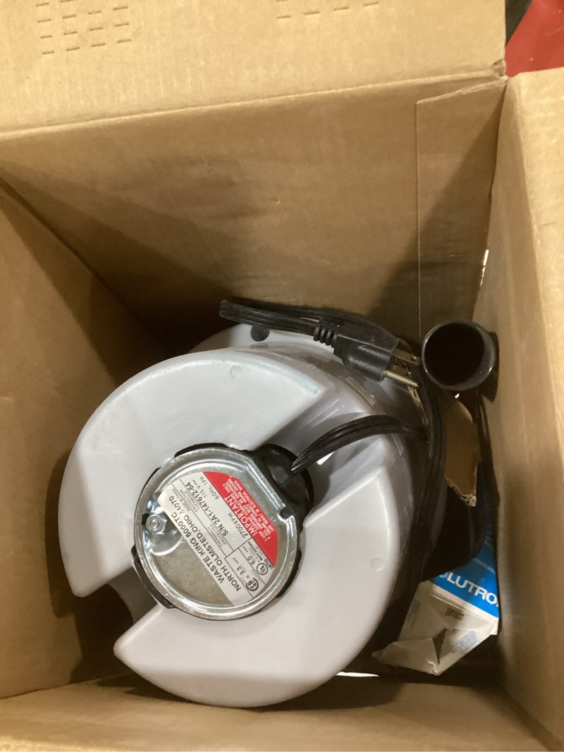Condition photo showing As Is for Waste King Garbage Disposal for Kitchen Sink with Power Cord, Food Waste Disposer, L-8000 1 HP - Continuous Feed Disposal Only 20 Year Warranty