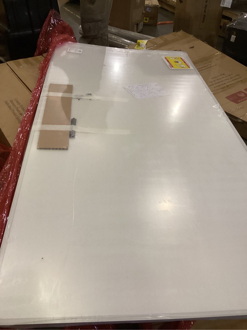 Condition photo showing Good Condition for viz-pro large cork bulletin board, 96 x 48 inches, wall-mounted corkboard with silver aluminium frame for school, office, and home 8' x 4'