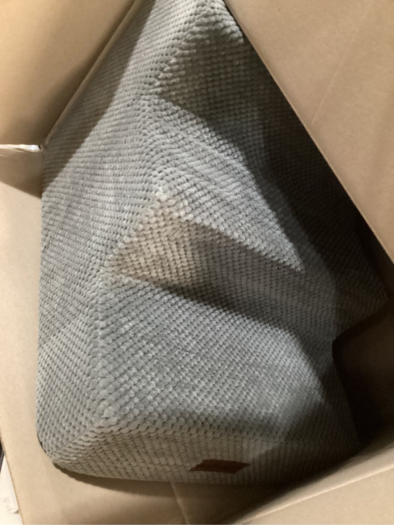 Condition photo showing Good Condition for Dog Stairs for Small Dogs, 3-Step Non-Slip Pet Stairs for Couch Sofa and Chair, Dog Bed Stairs for Puppy, Older Cat,Grey,13.6" H Grey 3 13.6"H