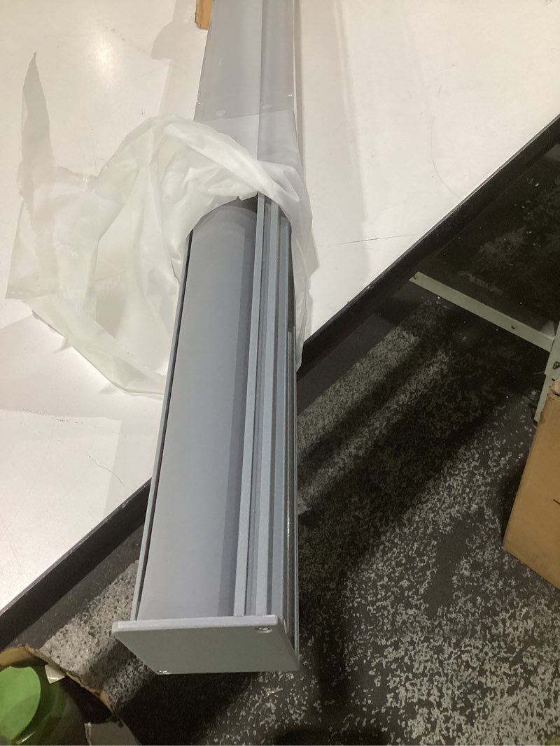 Condition photo showing Good Condition for aosky blackout roller shades cordless blinds for windows, free-stop shades with valance, thermal insulated fabric, uv protection, natural woven blinds for home and office (50" w x 72" h, grey) grey 50"w x 72"h