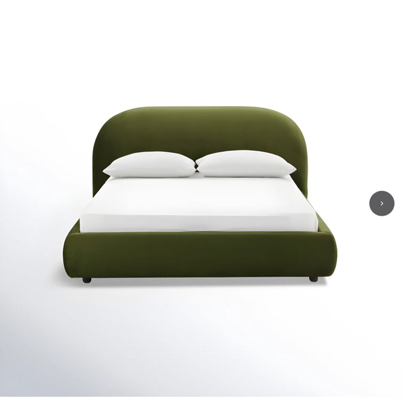( incomplete/ box 1 of 2) Sadarius Upholstered Bed king 