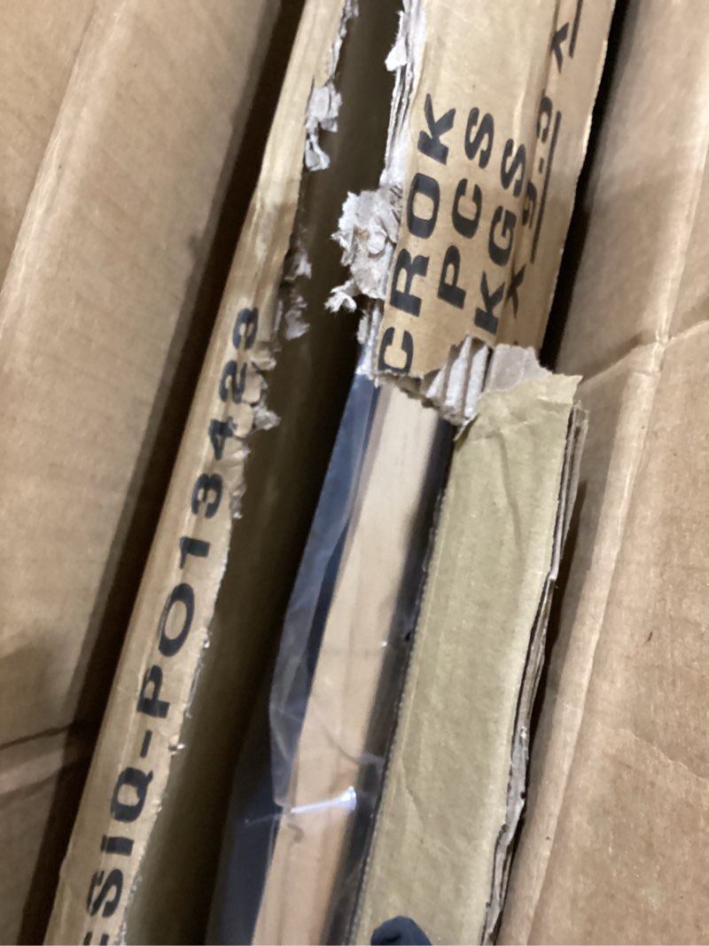 Condition photo showing Good Condition for HEY! PLAY! Carrom Board Game - Wooden Strike and Pocket Game Set with Group of Black and Beige Coins, 2 Red Queen Coins, Striker Coin, and Cue Sticks