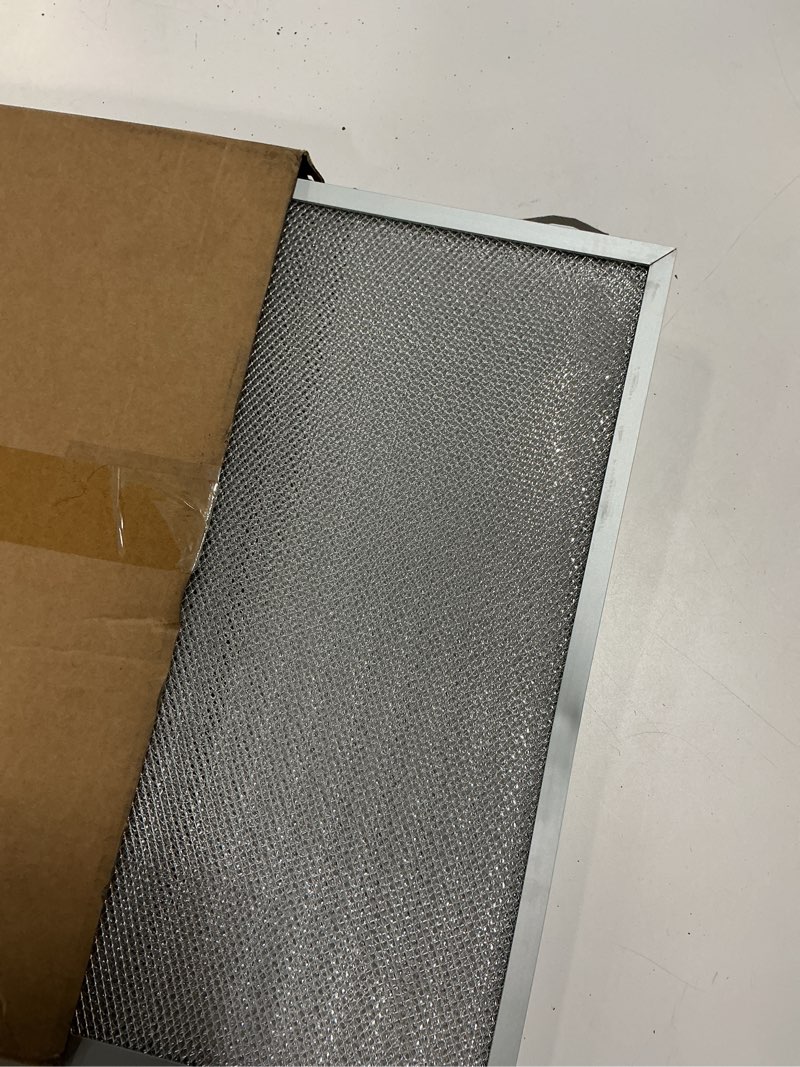 Condition photo showing As Is for Similar 1 Piece Woven 304 Stainless Steel Mesh 14.6\" X11.4\" (372X292mm), Easy to Cut Metal Screen Mesh, Hard & Never Rust Wire Screen Mesh, Heat Resisting Used for Vent BBQ Filters Window DIY 14.6\" X11.4\"(372X292mm) 1