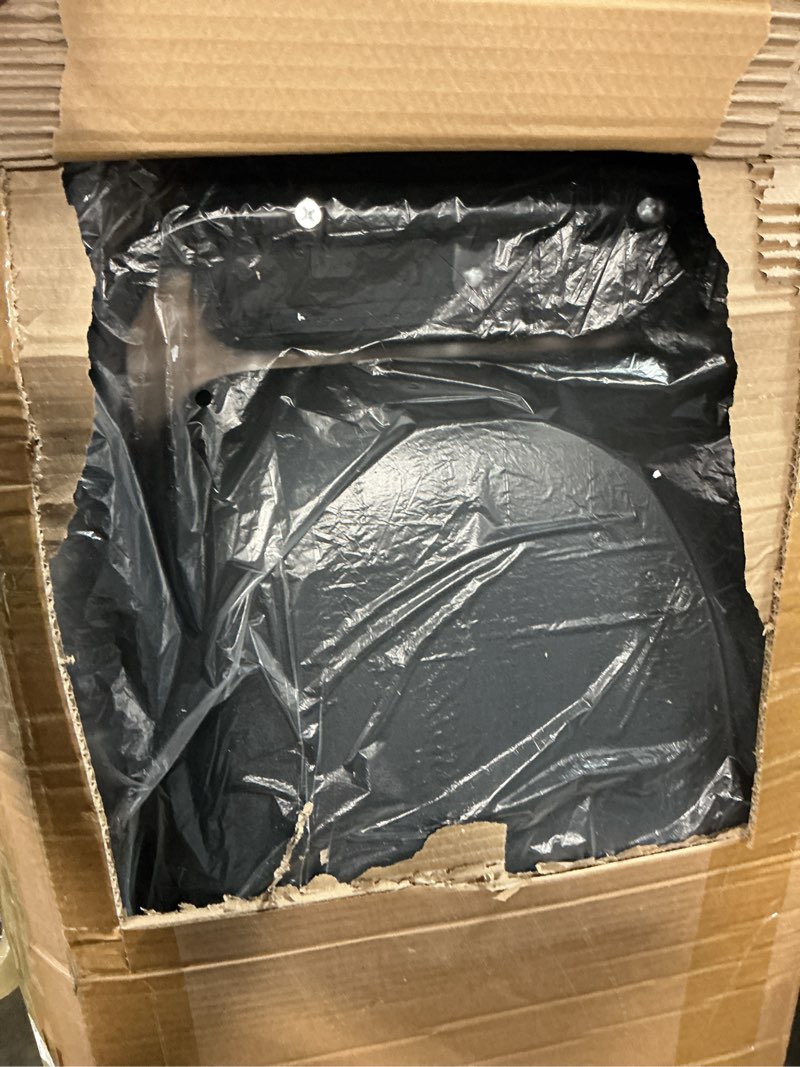 Condition photo showing Good Condition for Thyle 2 Pcs Folding Bar Stool with Backrest, Tall Foldable Stool Chair Portable High Folding Bar Chair Counter Height Seat Leather Padded for Kitchen Island Shop Cafe Dining Room Black (29.5 Inch) 2 29.5 Inch