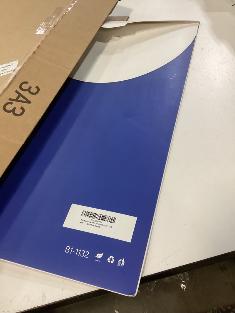 Condition photo showing Good Condition for [2-Pack] 27 Inch Privacy Screen for Computer Monitor 16:9 Aspect Ratio, Eye Protection Anti Blue Light Glare Shield, 27inch Removable Black Blackout Anti Spy Desktop Security Private Filter 27''(16:9)