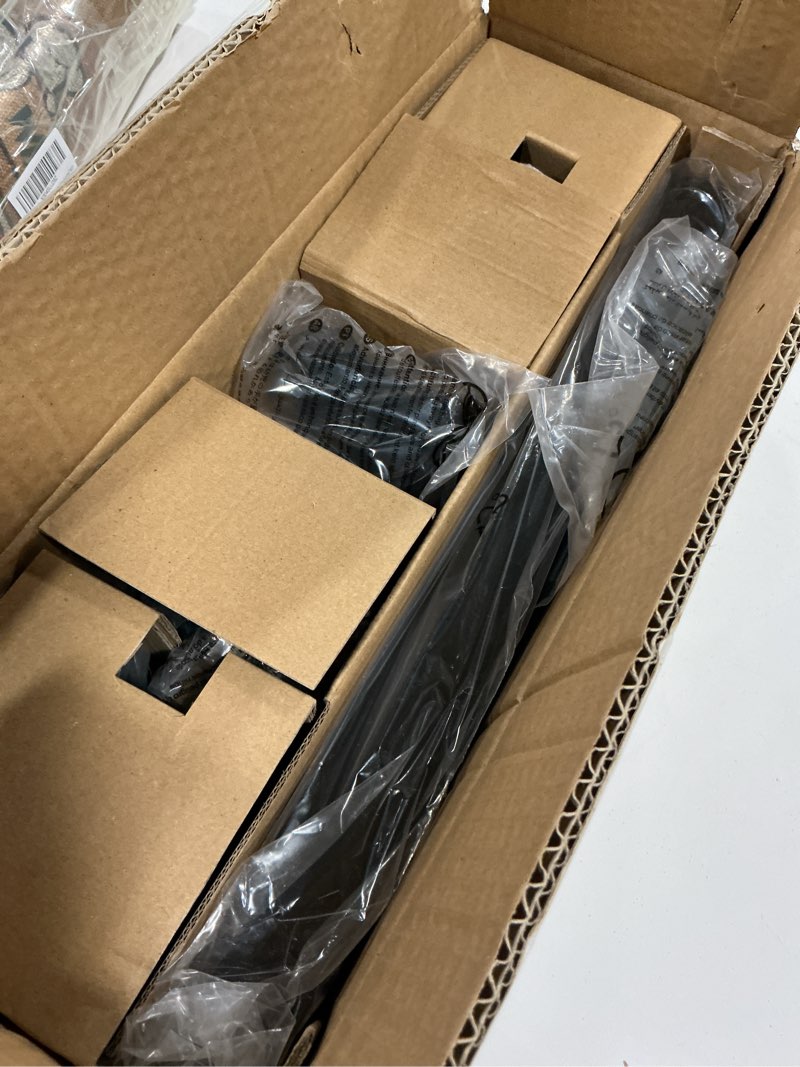 Condition photo showing Good Condition for Dual Monitor-Arm Ultrawide Heavy Duty - 24-57 inch Vertical Dual Monitor Mount, Adjustable Stacked Double Monitor Desk Mount Stand, Max Load 59.4 lbs (per Screen), VESA 75 100 mm, Black