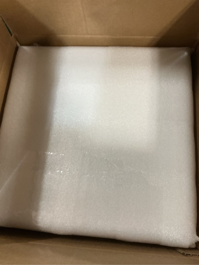 Condition photo showing New/Like New for geelin 8 pack acrylic buffet risers - 3 to 10 inch decorative cube boxes, display stands with hollow bottoms for food jewelry table display supplies(silver,flat) silver flat