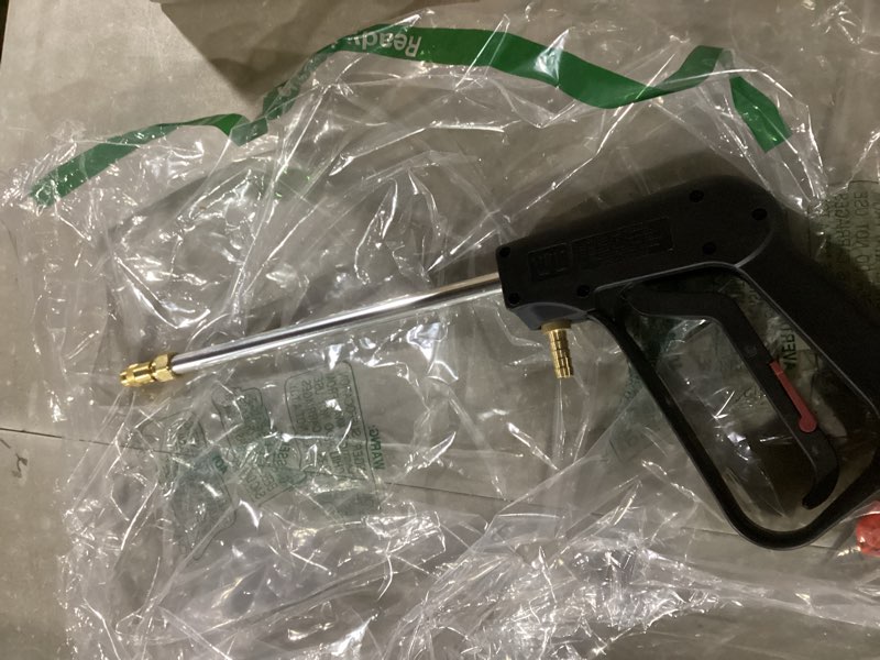 Condition photo showing As Is for yamatic pressure washer gun wand with swivel 3/ craftsman power washer for foam cannon car wash, 4000 psi brass long gu