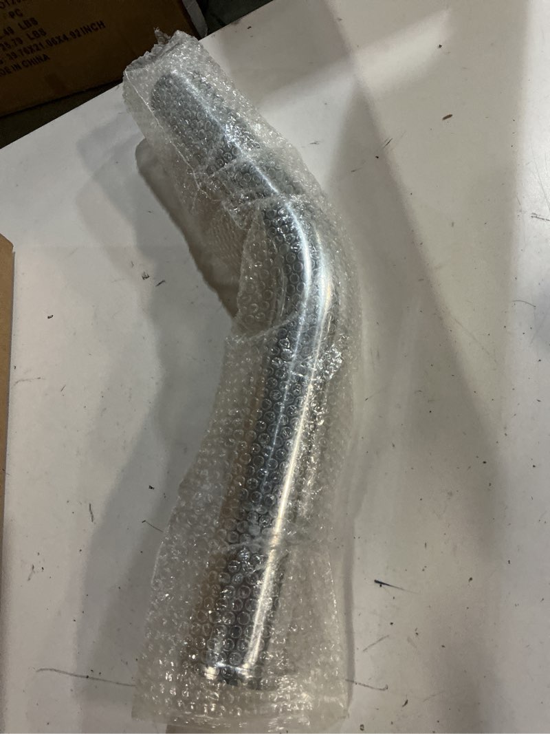 Condition photo showing Good Condition for 2.25" (57mm) od 45 degree aluminum elbow piping with beaded ends, for intercooler & coolant plumbing, 19.7" (500mm) long, brushed finish od 2.25"-57mm brushed silver 45 degree