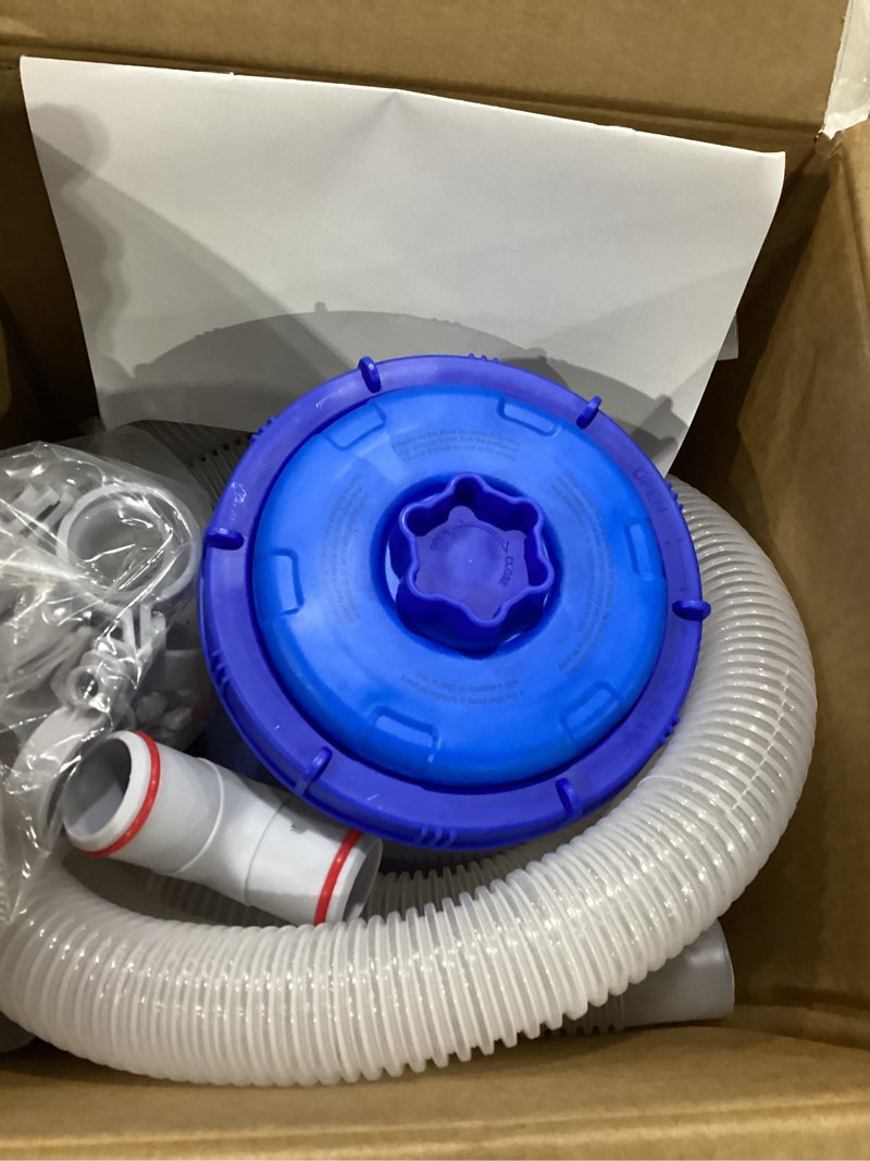 Condition photo showing Good Condition for kimfilter transparent 1000 gph above ground pool filter pump – easy cartridge status viewing | powerful pool cartridge filter pump system | enhanced circulation & filtration for crystal-clear water deep blue