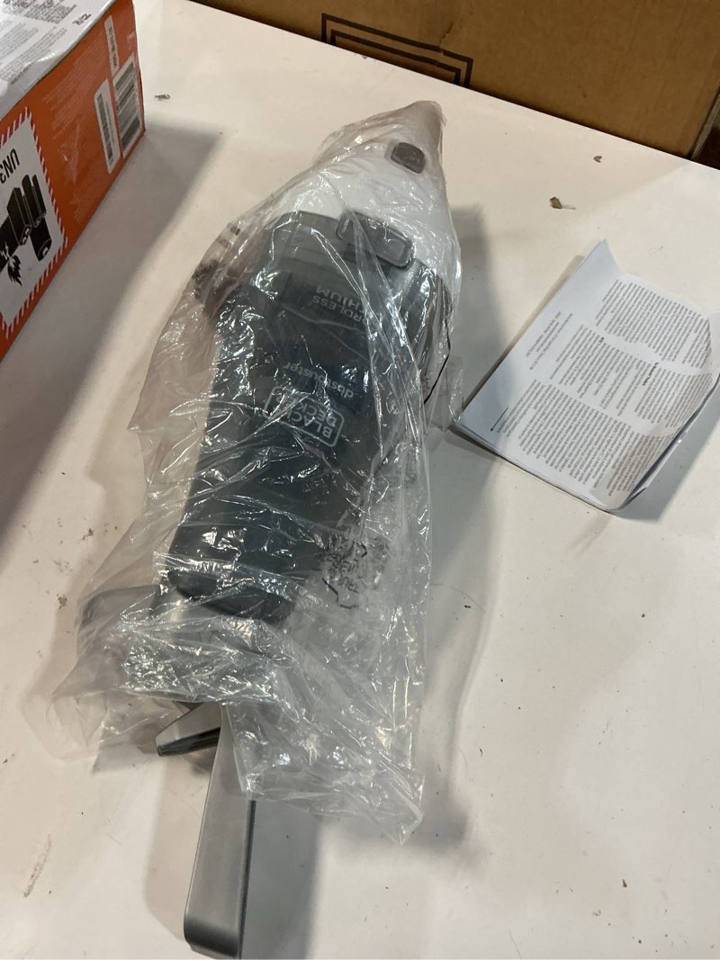 Condition photo showing Good Condition for black+decker dustbuster cordless handheld vacuum, portable car vacuum cordless rechargeable, wall mount, strong suction quickclean (hnvc215b10) white 8v