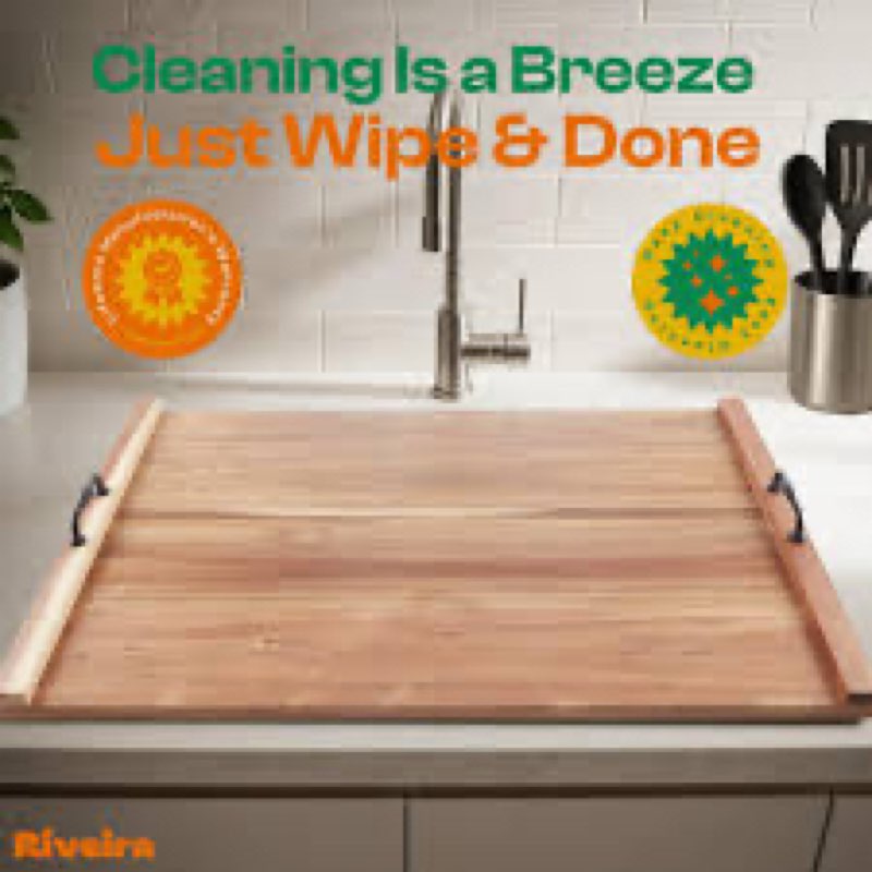 Riveira wodden stovetop protector