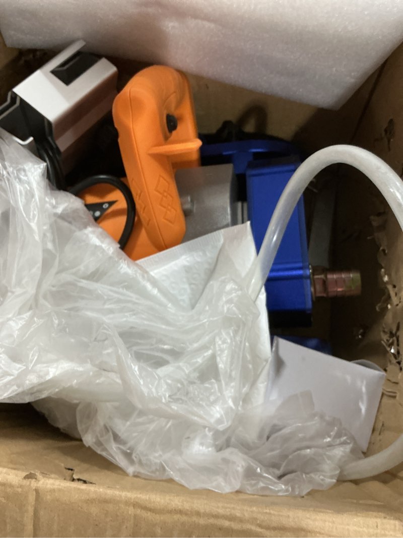 Condition photo showing Good Condition for electric orbital tile cutter, 2300w angle grinder 8000rpm, 71" cutting length, wet & dry blades, bevel & chamfer, dual 1.05m tracks with suction cups & clamps, water pump & tool bag