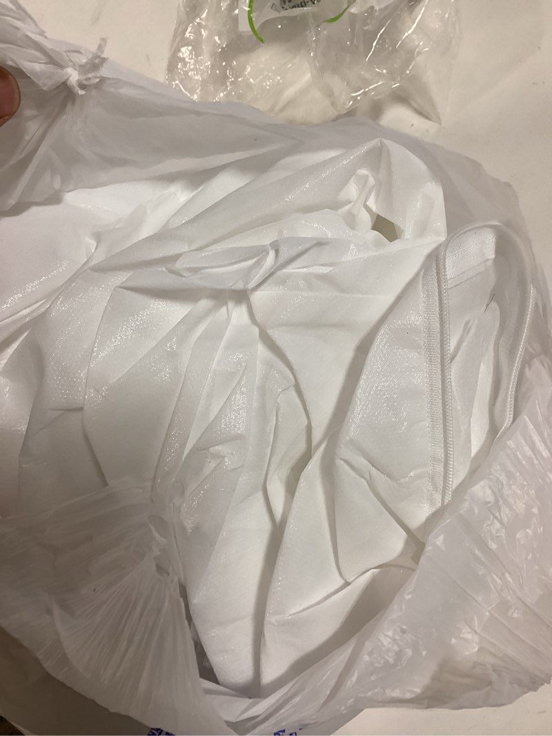 Condition photo showing As Is for nexgen waterproof zippered mattress protector mainstays, queen