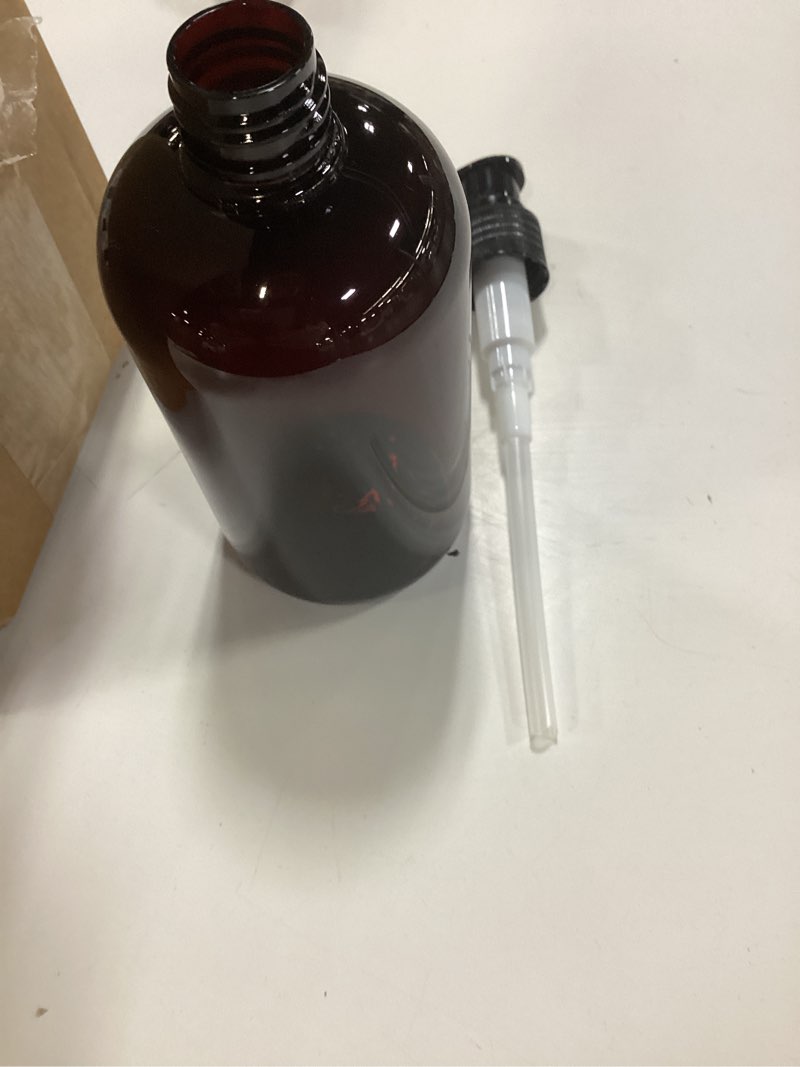 Condition photo showing Good Condition for tessco for you 12 pack amber soap dispenser empty plastic pump bottles dispenser refillable shampoo container for hand sanitizer soap lotion body wash conditioner bathroom kitchen travel(12 oz) amber 12 oz