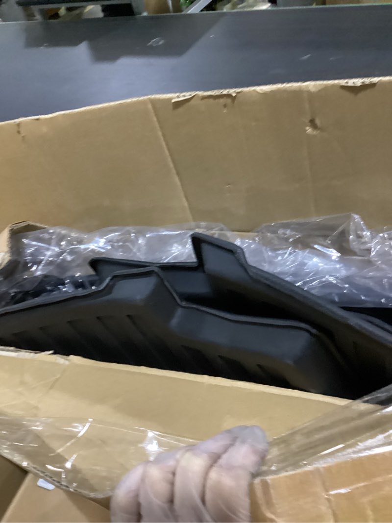 Condition photo showing As Is for floor mats for ram 1500 crew cab classic 2019-2024, for dodge ram 1500/2500/3500 crew cab 2013-2018, fit tradesman/express/warlock/slt/big horn/lone star (not fit for vinyl flooring& new body)