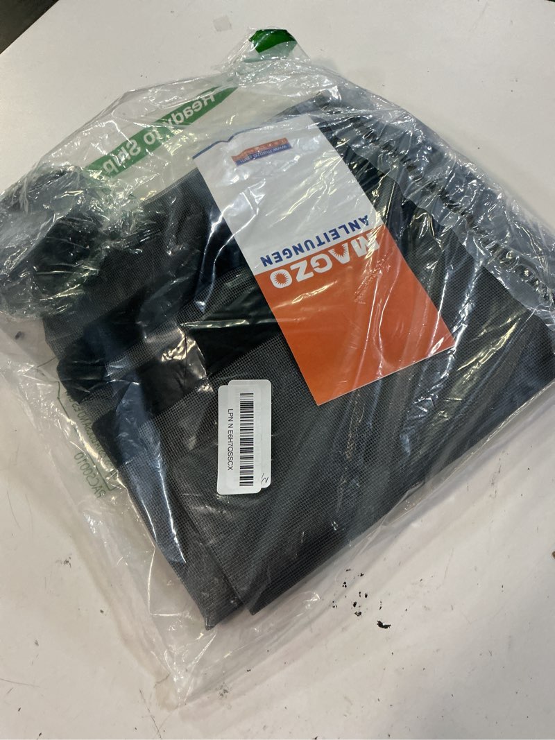 Condition photo showing Good Condition for magzo magnetic screen door fit door size 32 x 80 inch, screen size 34" x 81" strong magnets door mesh, reinforced fiberglass door net for front, gray fit door size 32 x 80 inch gray