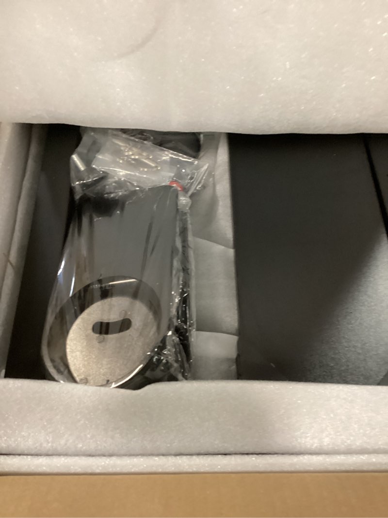 Condition photo showing As Is for Klvied Small Standing Desk Adjustable Height, Portable Treadmill Desk, Mobile Table Ideal for Laptops and Tablets, Black