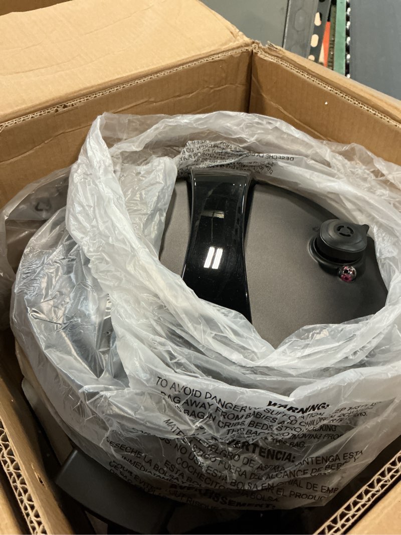 Condition photo showing As Is for Midea 12-in-1 Electric Pressure Cooker, 8 Quarts, 12 Presets, Multi-Functional Programmable Slow Cooker, Rice Cooker, Steamer, Sauté Pan, Yogurt Maker, and More, Stainless Steel Black 8 Quarts