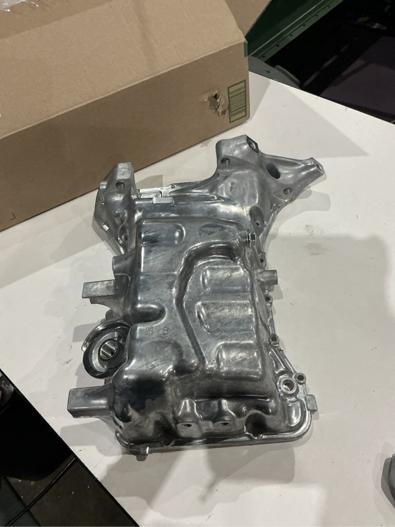 Condition photo showing As Is for engine oil pan sump for honda accord 2018-2021 cr-v 2020-2022
