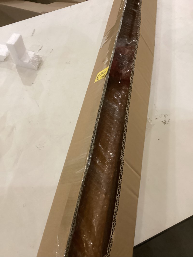 Condition photo showing Good Condition for Wooden Stair Handrail, Single Piece Handrails, Complete Kit with Metal Bracket, Safety Anti-Slip Wall Stair Rail for Indoor Elderly Children, for Bars Lofts Kindergarten Guardrail Corridor 4ft