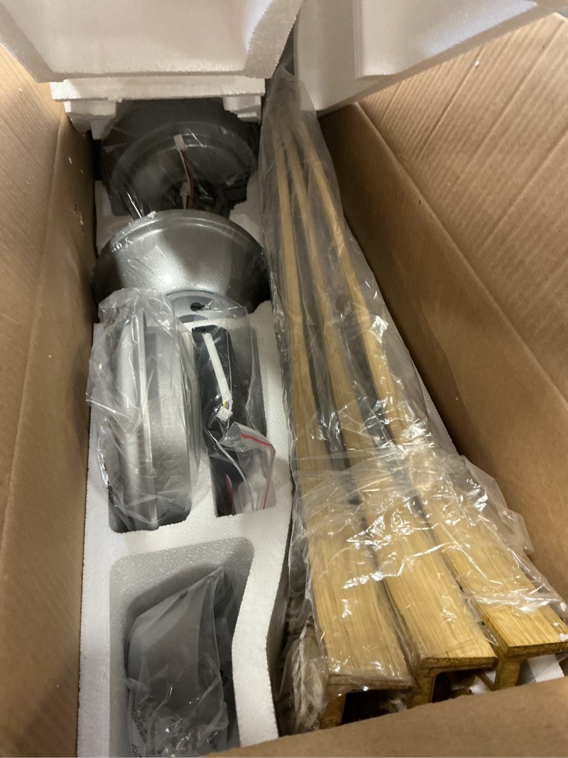 Condition photo showing Good Condition for Depuley 52-Inch Ceiling Fan with Light: Wood 3 Blade Outdoor Fans for Patios - Dimmable Indoor Fan with Remote APP Control Ultra Quiet DC Motor Reversible 6 Speed Timer Wood 52 inch-with light