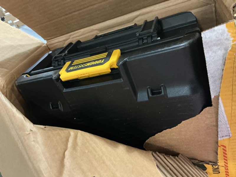 Condition photo showing As Is for DEWALT 20V MAX Compact Press Tool with 2 Batteries and Charger Included (DCE210D2)