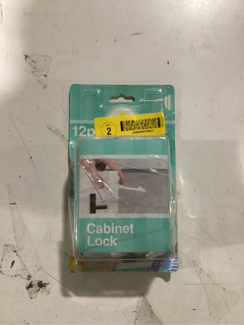 Regalo Home Safety White Cabinet locks 12 -Pack