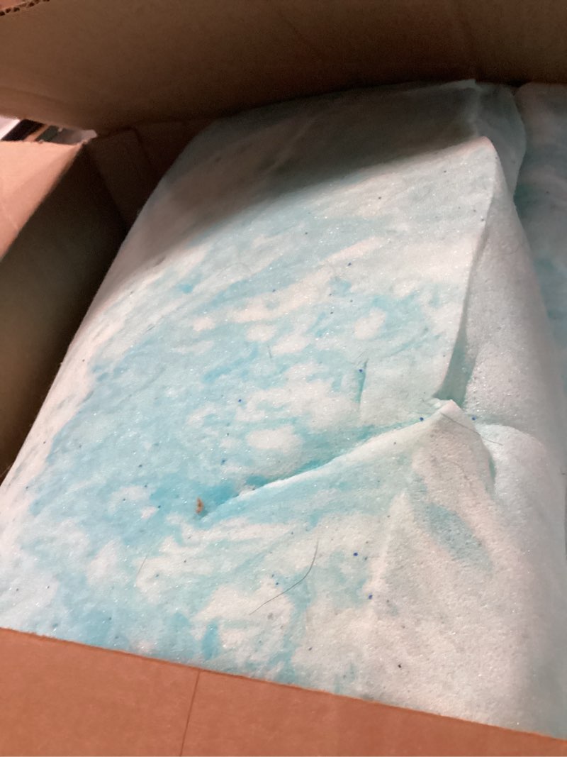 Condition photo showing Good Condition for ego topper 3 inch queen memory foam mattress topper, gel foam mattress topper for pressure relief, ventilated design bed topper in a box, certipur-us certified, 60"×80", medium