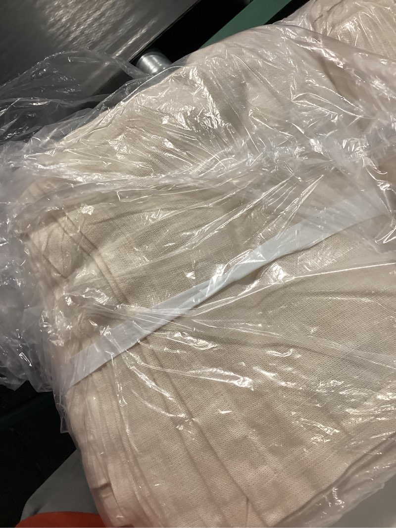 Condition photo showing New/Like New for quince cream linen curtains