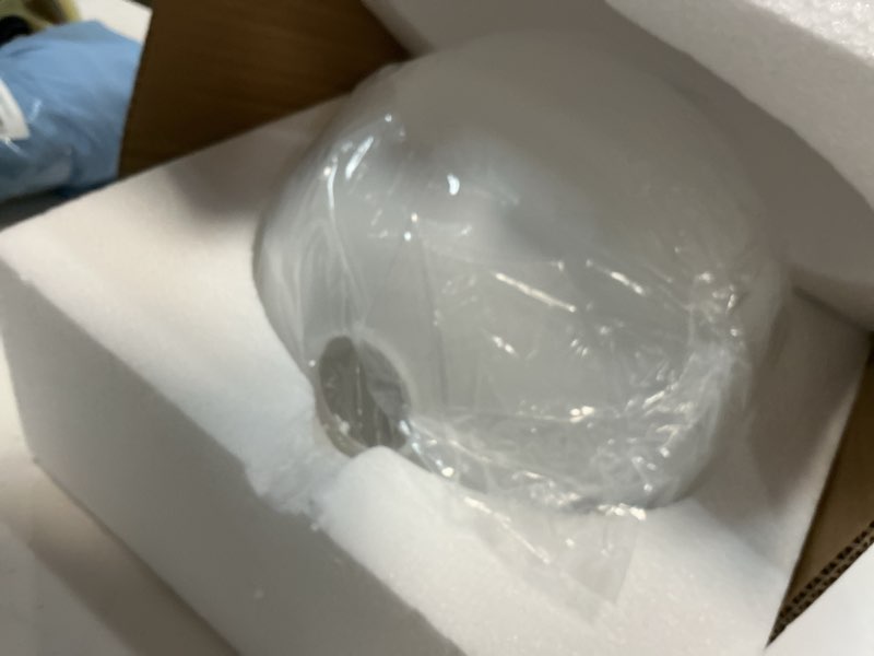 Condition photo showing Good Condition for gold ceiling light fixture flush mount light fixture with milk opal glass shade for living room brass opal white shade