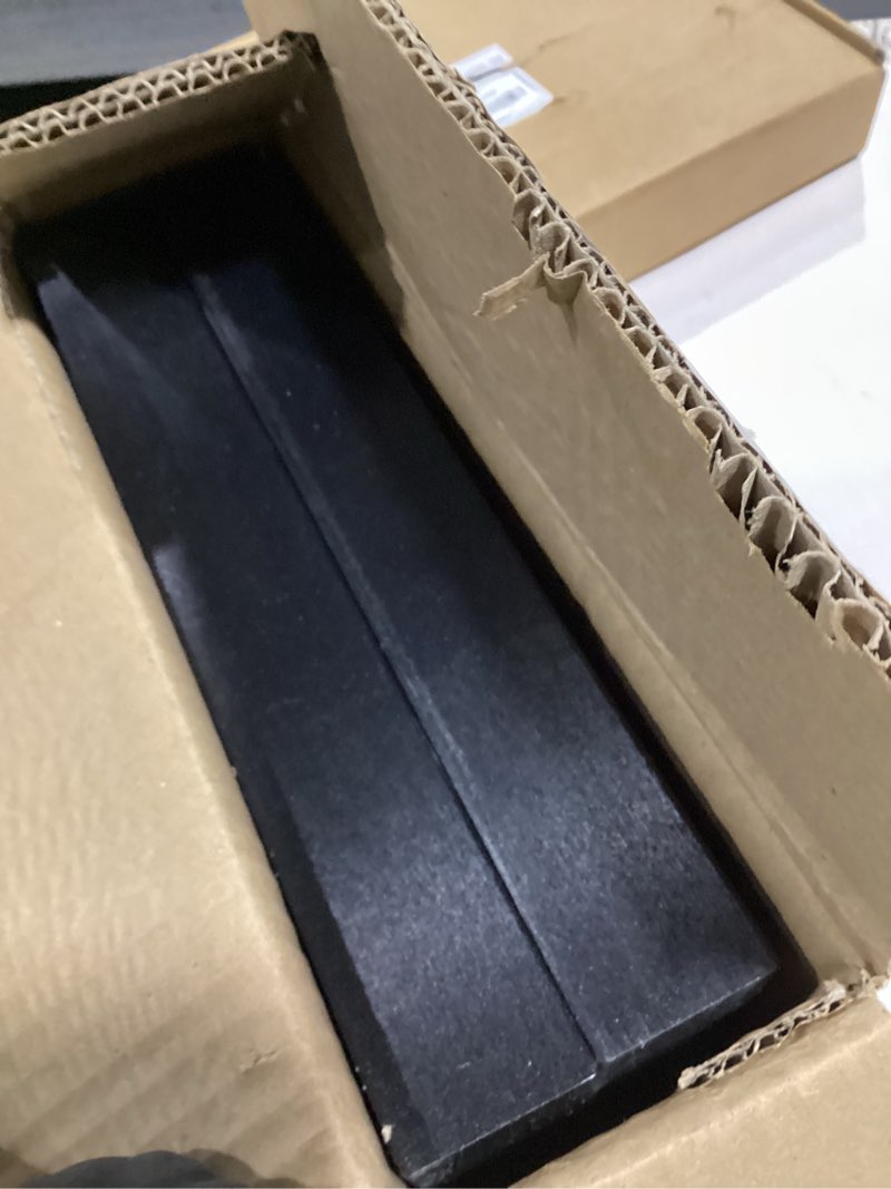 Condition photo showing Good Condition for 2 Pack 5x7 Black Rotating Floating Picture Frames, Double-Sided Solid Wood Photo Frame with HD Glass, Shatterproof, Fade Resistant, UV Protection, Vertical or Horizontal Tabletop Display