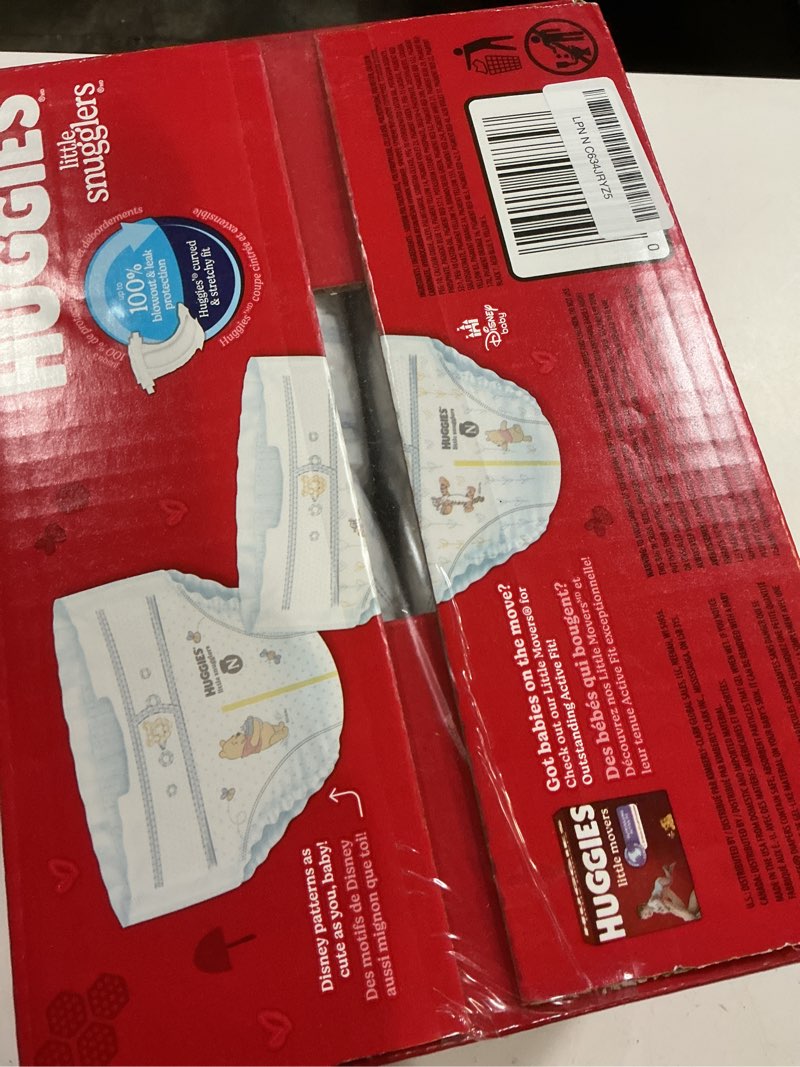 Condition photo showing New/Like New for huggies little snugglers diapers - newborn - 84ct