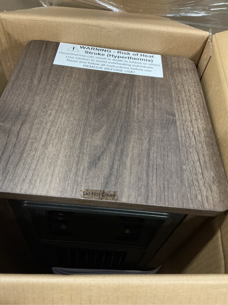 Condition photo showing As Is for Utilitech Utilitech 1500 -Watt Infrared quartz Tower Indoor Electric Space Heater with Thermostat with Remote Visit