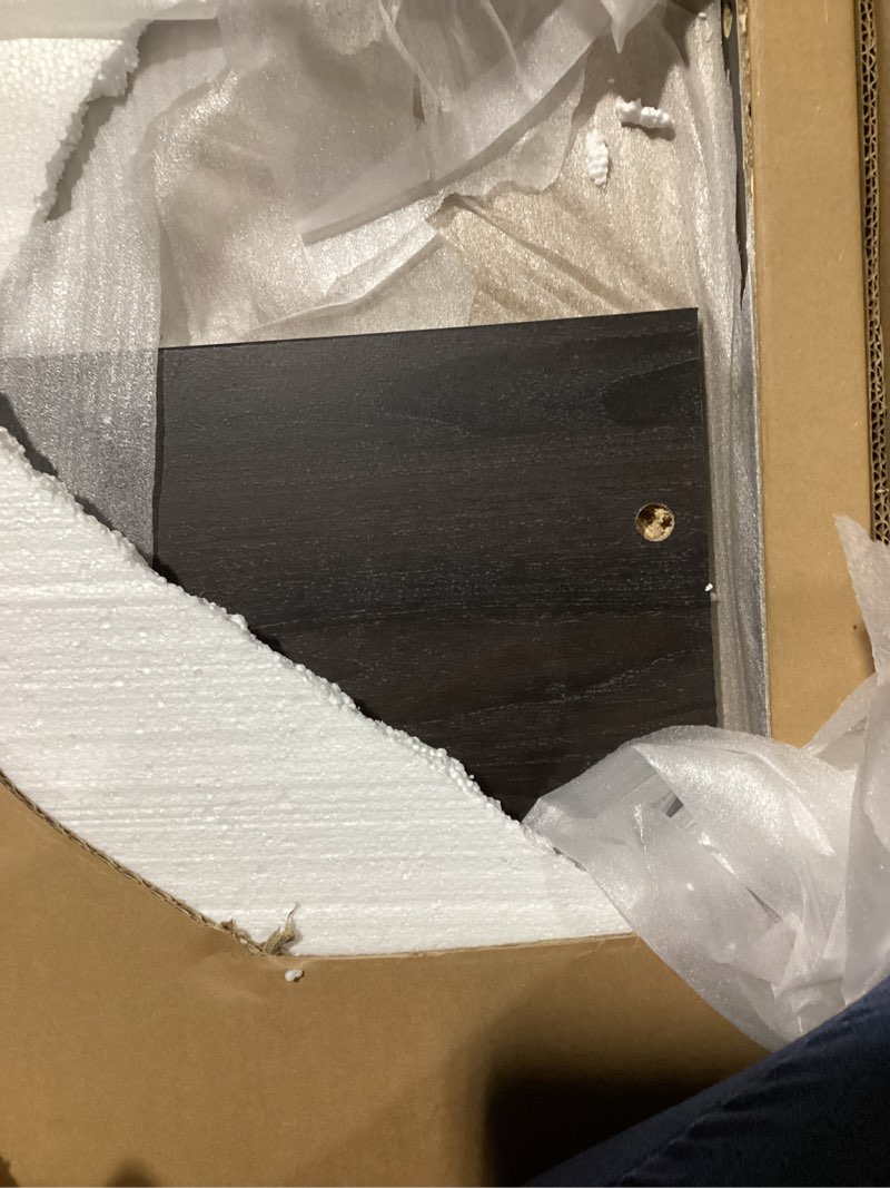 Condition photo showing Good Condition for Real Flame Calie 67" Electric Fireplace TV Stand for TVs up to 65 inches, Entertainment Center with Adjustable Shelves and Storage, TV Stand for Living Room and Bedroom, Remote Control, Timer